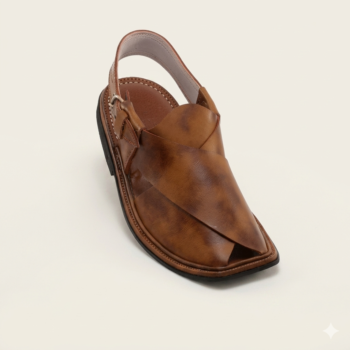 Charsadda Gol T Charsadda Chappal Brown